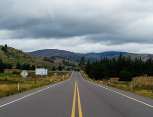 road on top of the mountains 