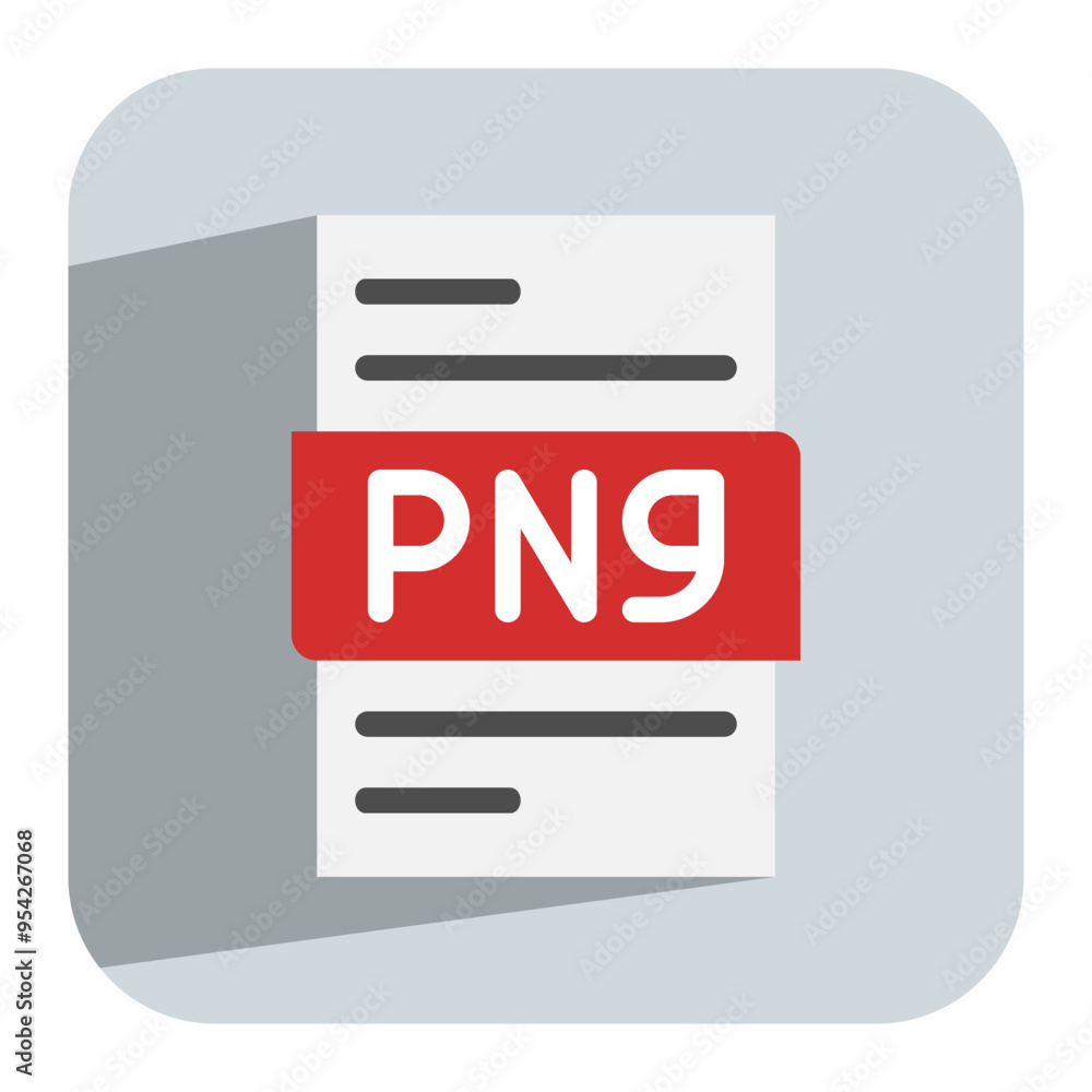 Poster png document flat icon. comprehensive file icon design for various needs. can be used for website, u