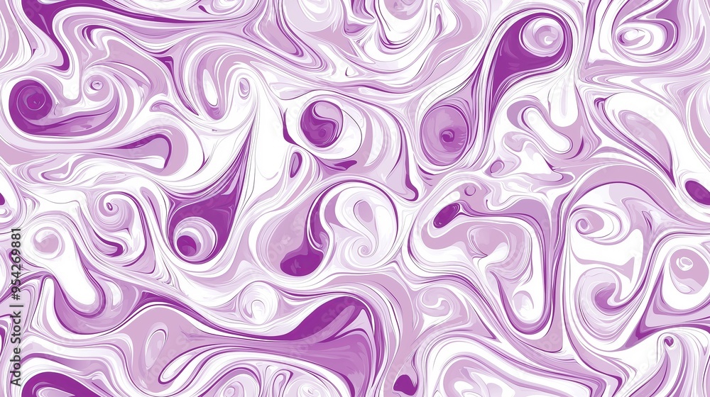 Poster a seamless pattern of taro with purple and white swirl patterns, showcasing its unique texture