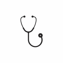 Minimalist Stethoscope Vector