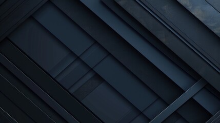 Fototapeta premium A textured abstract background featuring layered dark blue geometric shapes.