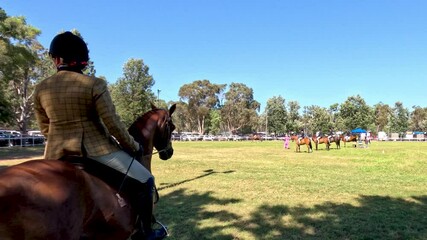 Horse Rider at Coonabarabran Event