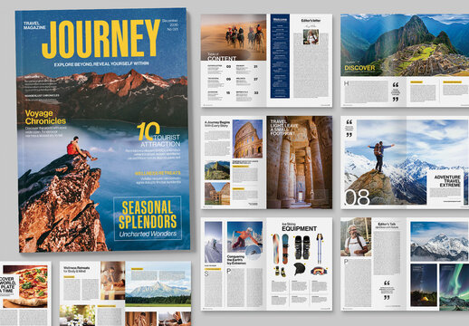 Travel Magazine Template