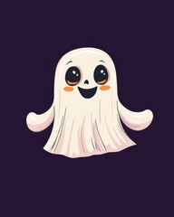 Obraz premium Halloween characters black background