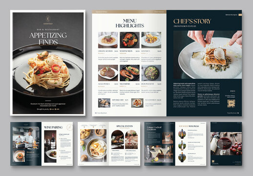 Menu Brochure Template