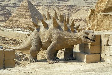 dinosaurs in ancient egypt construction of the pyramids