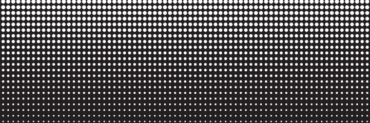 Background with monochrome dotted texture. Polka dot pattern template