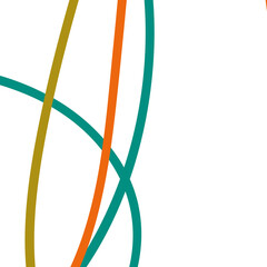Green teal Orange graphic lines background 