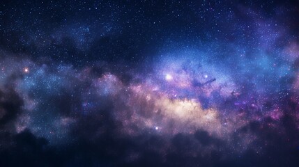 Obraz premium 銀河の夜空10