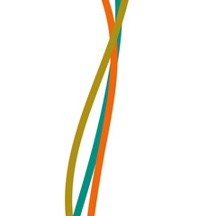Green teal Orange graphic lines background 