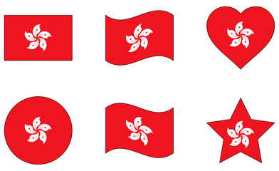 香港の国旗セット