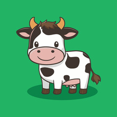 cow cartoon art
