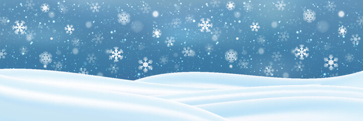 クリスマス　雪　風景　冬　背景