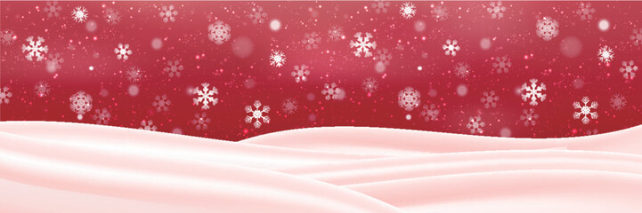 クリスマス　雪　風景　冬　背景