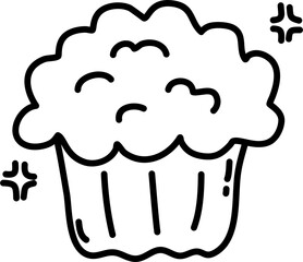 Cupcake Cute Hand drawn