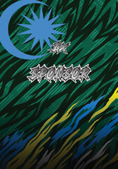 vector soccer jersey design for sublimation