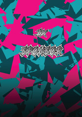 vector soccer jersey design for sublimation