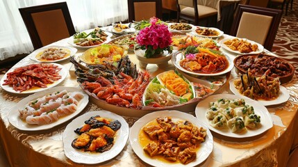 Obraz premium Delicious Chinese Banquet