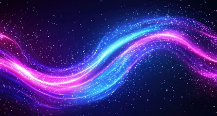 Fototapeta premium Abstract light waves