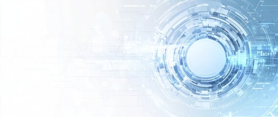 Obraz premium Abstract Futuristic Technology Background
