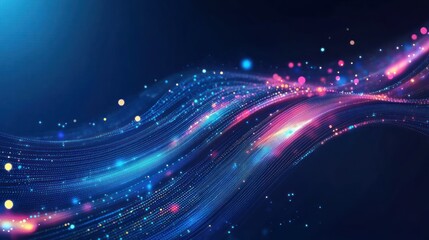 Obraz premium Abstract Digital Wave