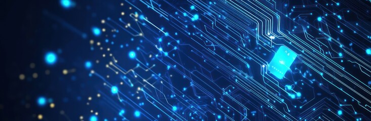 Obraz premium Abstract Digital Circuitry