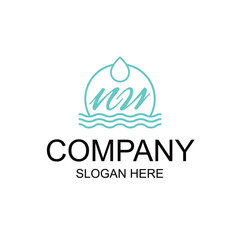 Obraz premium Letter NN Massage Service logo Design