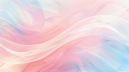 Obraz premium A soft, abstract background with flowing pastel colors creating a serene atmosphere.