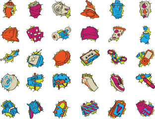 Dead Object Illustration Collection