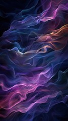 Obraz premium Spectacular display of abstract art combining vibrant colors and fluid forms.