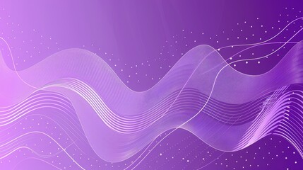 Abstract wavy design in purple tones with dotted patterns, ideal for backgrounds or graphics.