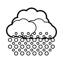 snow line vector illustration