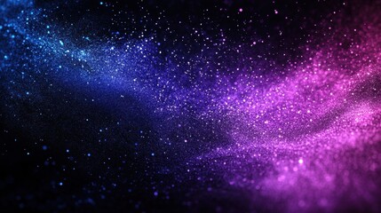 Naklejka premium Abstract Purple Blue Glitter Sparkles Background
