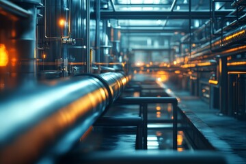 Overview of petrochemical and gas processing  pipeline transport and manufacturing equipment