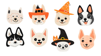 Halloween Dogs in Costumes Bundl