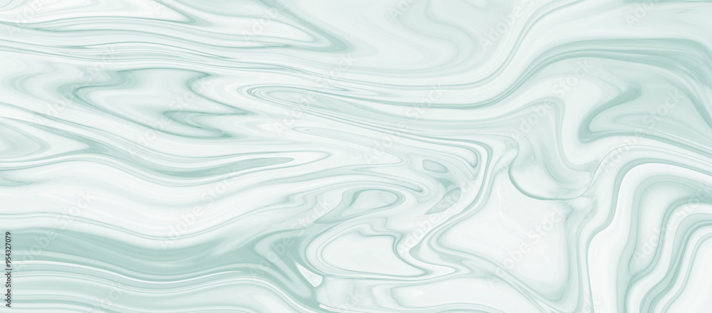 Wall mural marble ink colorful. green marble pattern texture abstract background. can be used for background or