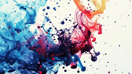 ink splatter pattern wallpaper