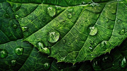 Fototapeta premium close up of leaf