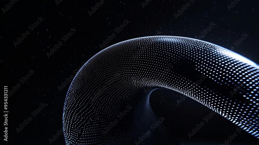 Aufkleber abstract dot matrix digital illustration technology business network theme pattern represent data sc