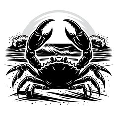 illustration of a crab