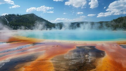 Hot spring wallpaper