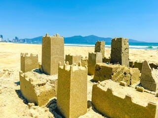 castle in the sand