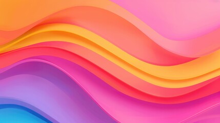 Vibrant LGBTQ Pride Wave, an abstract background featuring dynamic rainbow waves, representing unity and diversity in a colorful celebration of identity and inclusion