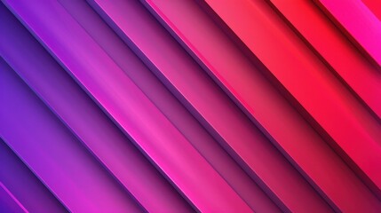 Vibrant red and purple diagonal striped wallpaper, ideal for adding a bold touch to modern interior design, enhancing spaces with energetic colors and dynamic patterns