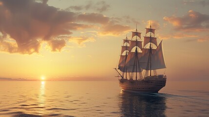 ship sailing wallpaper