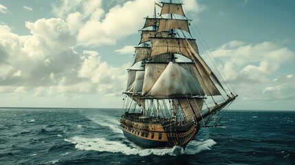 ship sailing wallpaper