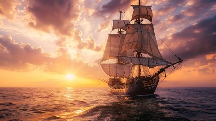 ship sailing wallpaper