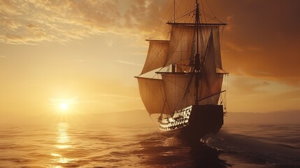 Sailing boat wallpaper