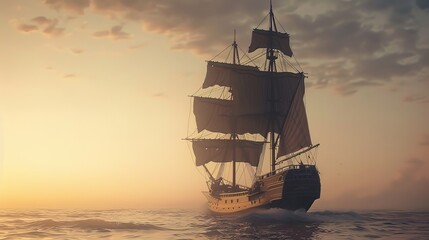 Sailing boat wallpaper