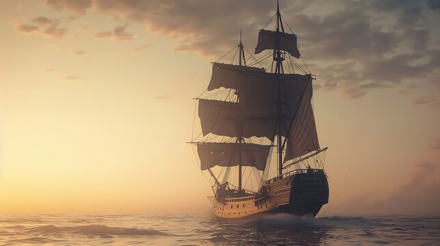 Sailing boat wallpaper